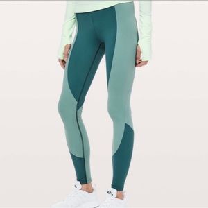 Lululemon wake&train two toned legging